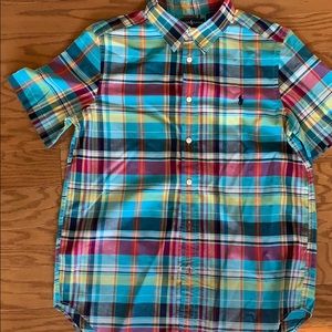 Boys button down shirt.